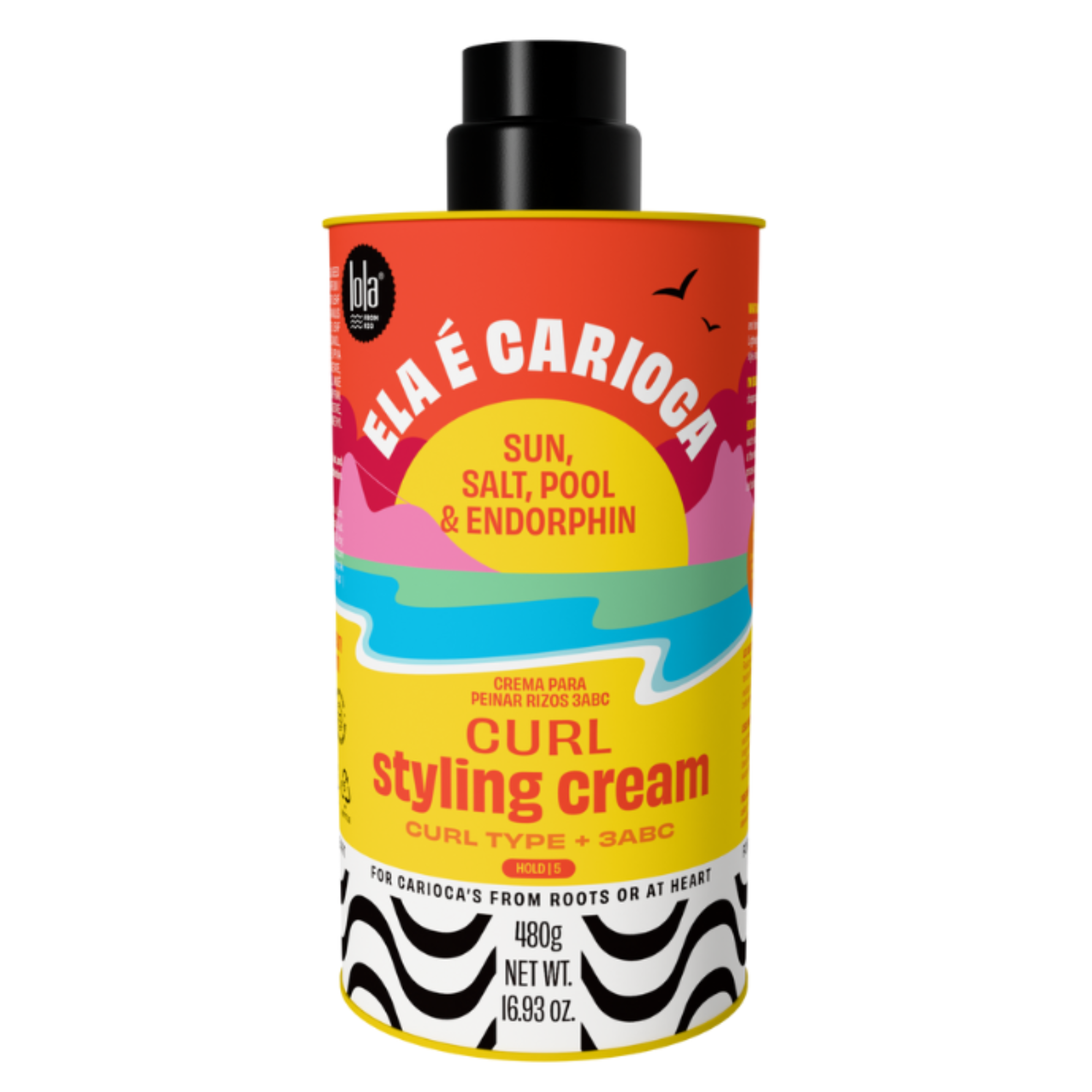 Lola From Rio Ela e Carioca Creme de Pentear Modelador Curvaturas 3ABC 480 g