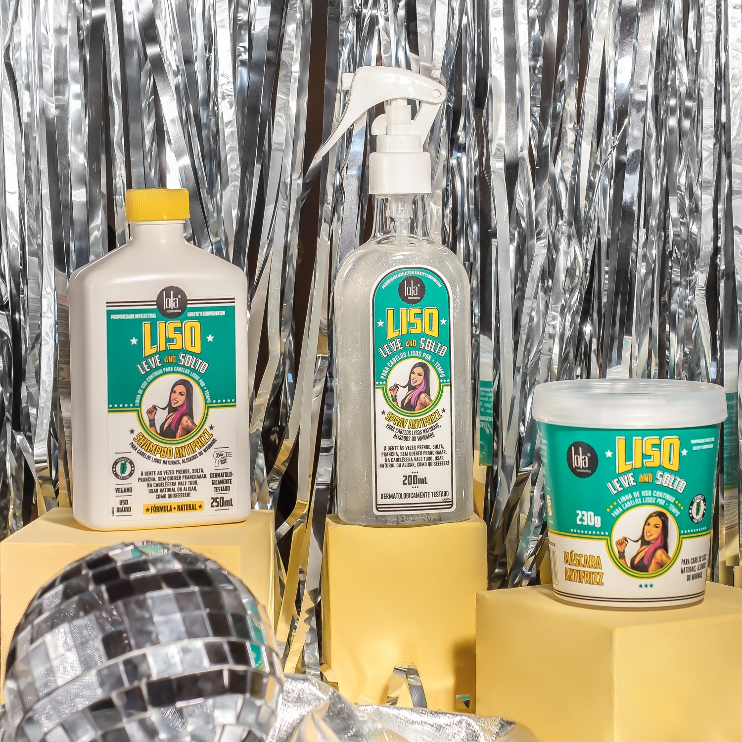 LISO, LEVE AND SOLTO SHAMPOO ANTI-FRIZZ 250mL - Lola Cosmetics