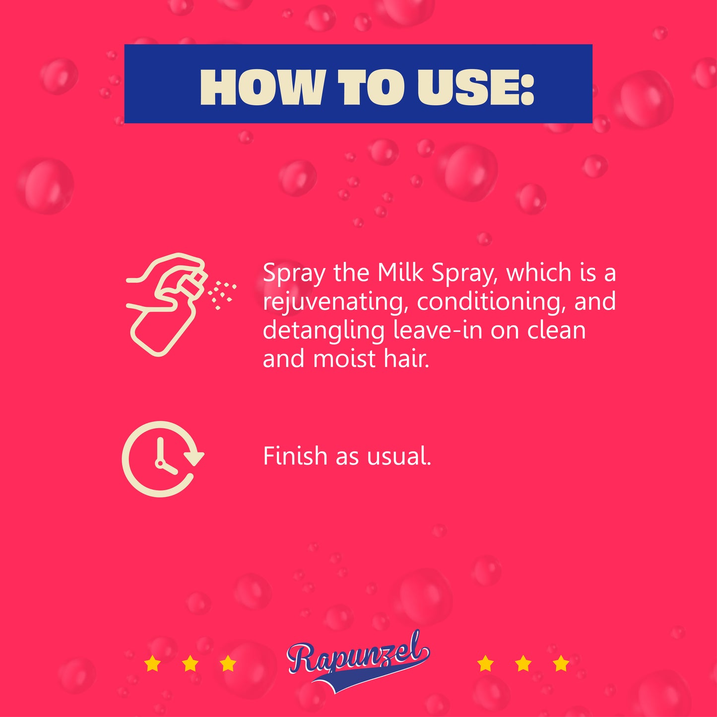 RAPUNZEL MILK SPRAY 8.45 FL.OZ