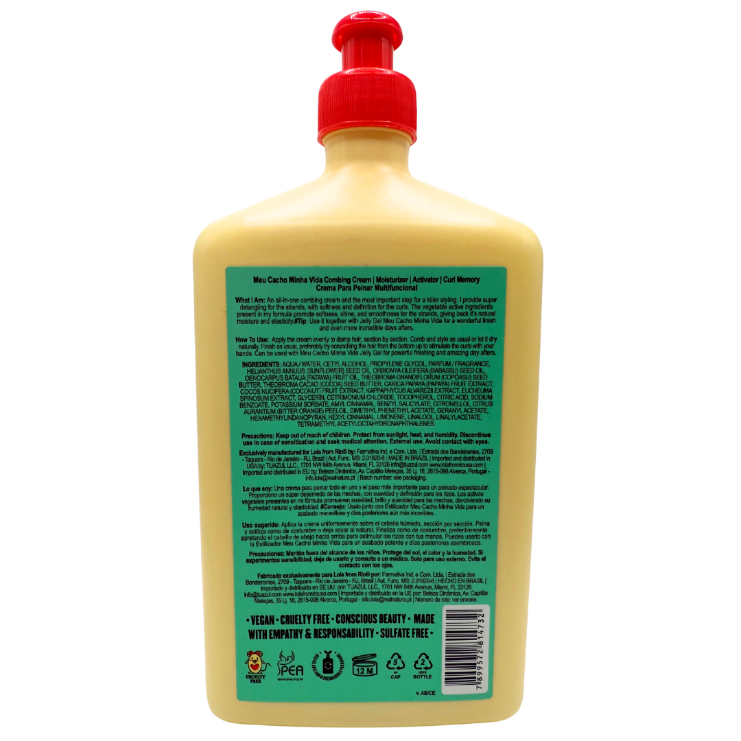 MEU CACHO MINHA VIDA COMBING CREAM 17.64 OZ