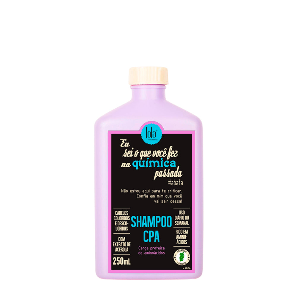 EU SEI O QUE VOCE FEZ QUIMICA PASSADA SHAMPOO 250mL - Lola Cosmetics 