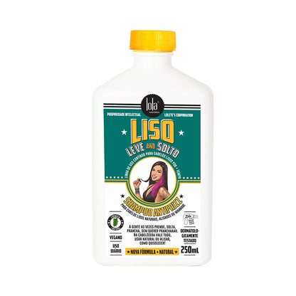 LISO, LEVE AND SOLTO SHAMPOO ANTI-FRIZZ 250mL - Lola Cosmetics 