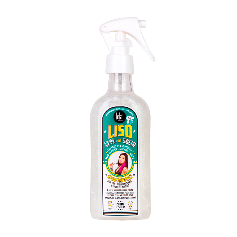 LISO, LEVE AND SOLTO SPRAY ANTI-FRIZZ 200mL - Lola Cosmetics 