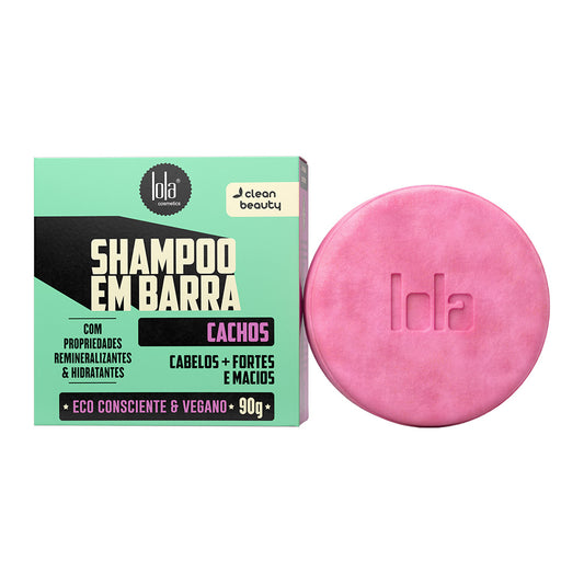 SHAMPOO EM BARRA CURLY 90g - Lola Cosmetics 