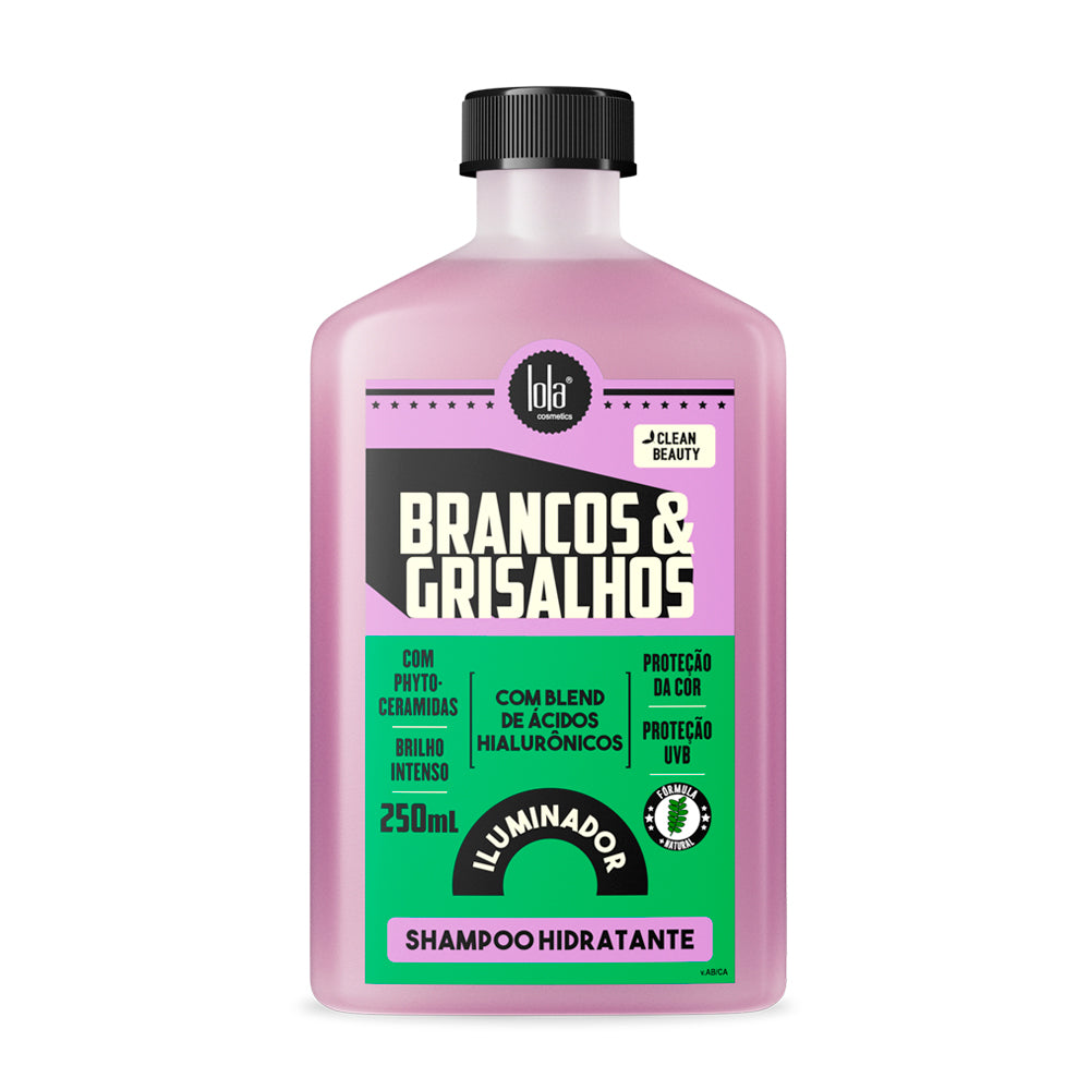 BRANCOS E GRISALHOS HYDRATING SHAMPOO 250mL - Lola Cosmetics 