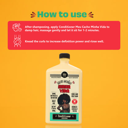 MEU CACHO MINHA VIDA CONDITIONER 17.64OZ