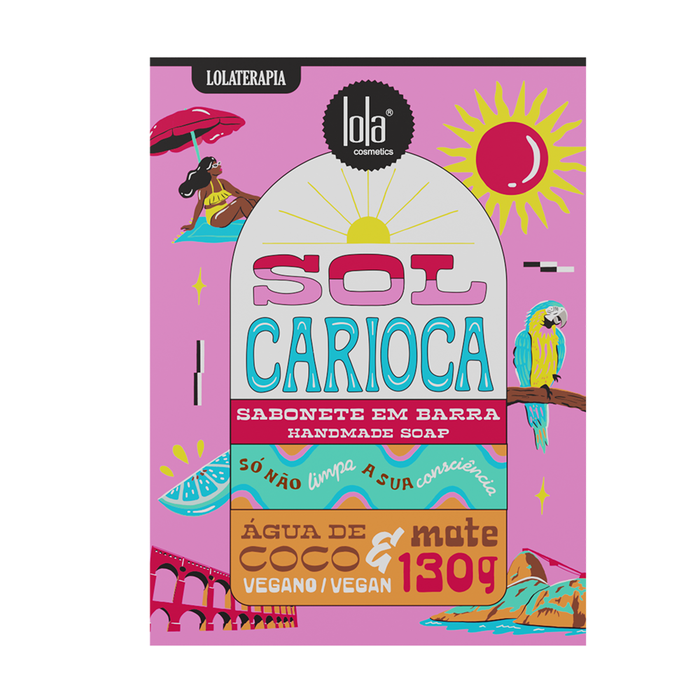 SOL CARIOCA SOAP BAR 130G - Lola Cosmetics 